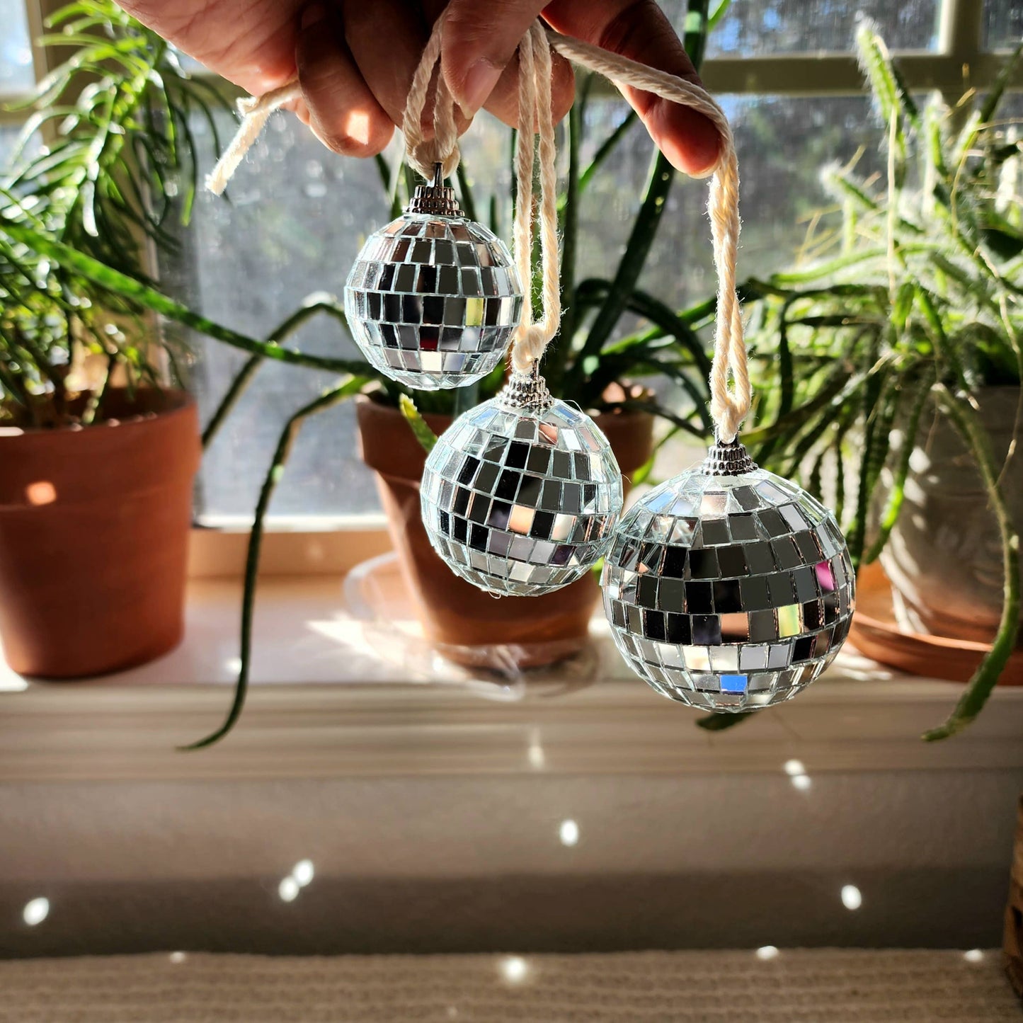 Disco Ball Hanging Car Charms