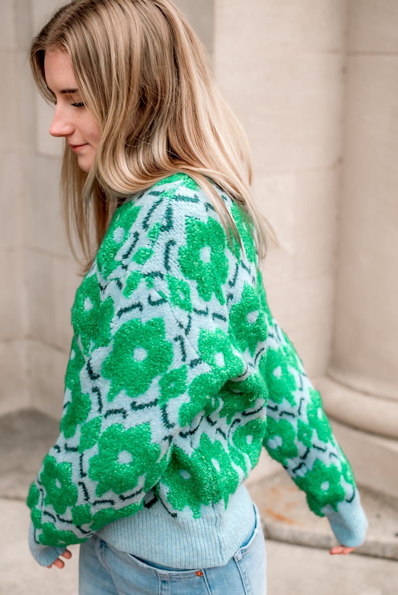 Blake retro Floral sweater