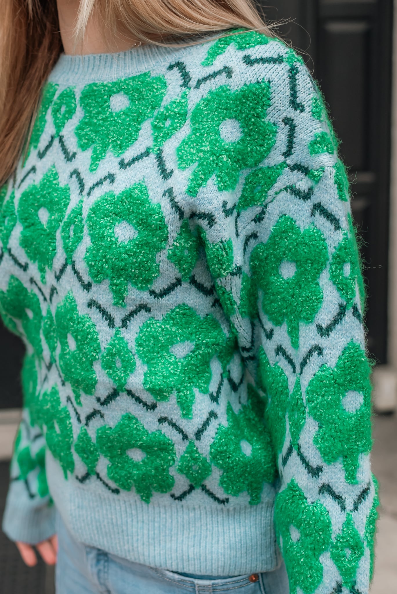 Blake retro Floral sweater