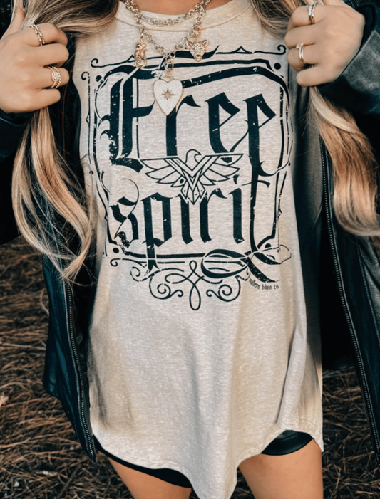 Oversized Free Spirit Scoop Tee