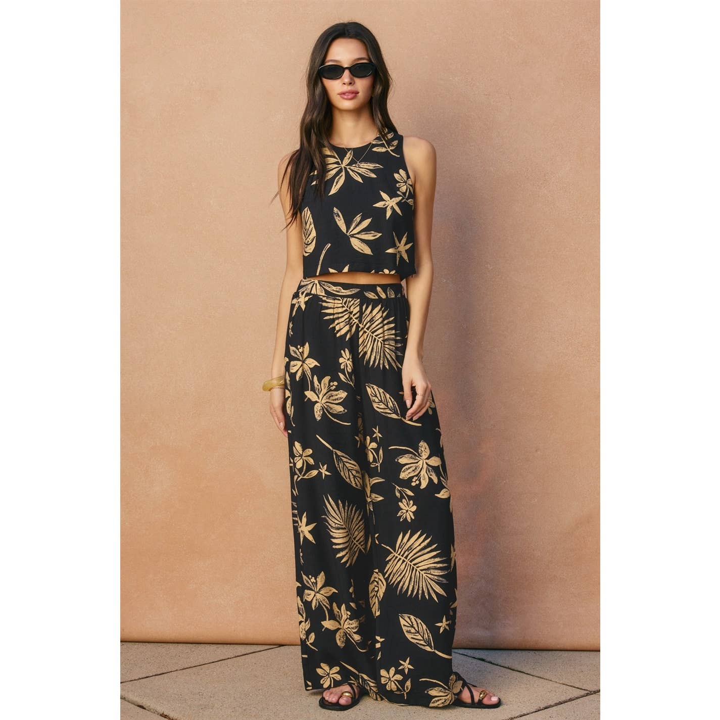 Coconut Kiss Front Pleated Pants
