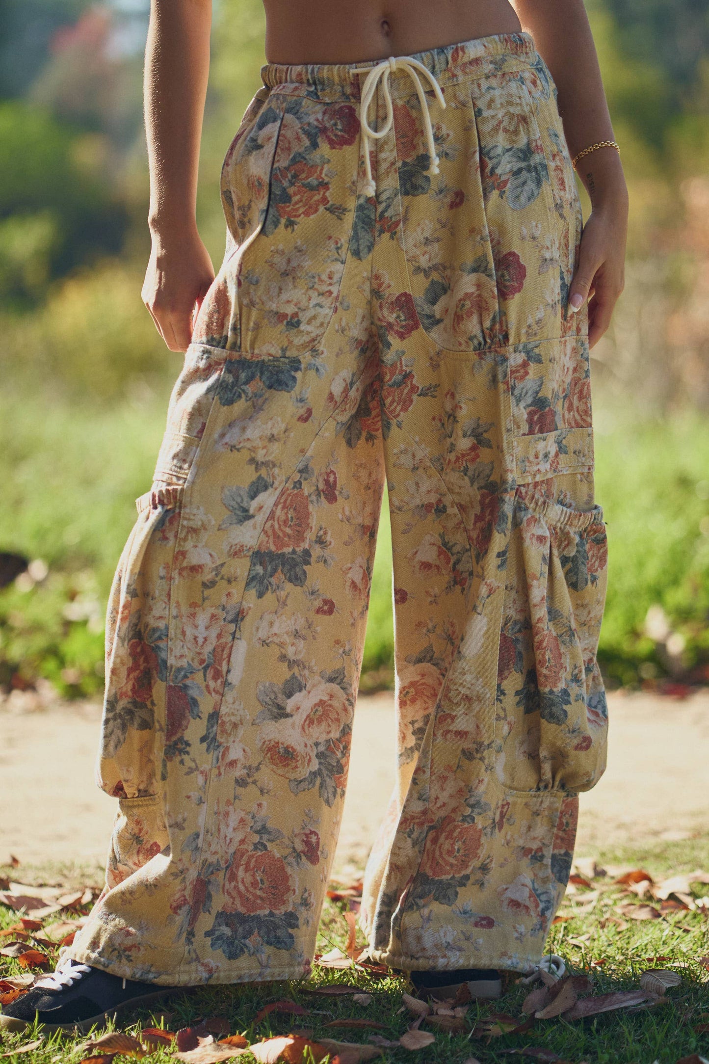 Margo floral print cargo pants