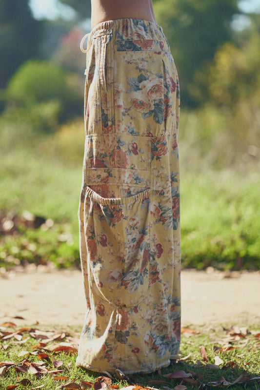 Margo floral print cargo pants