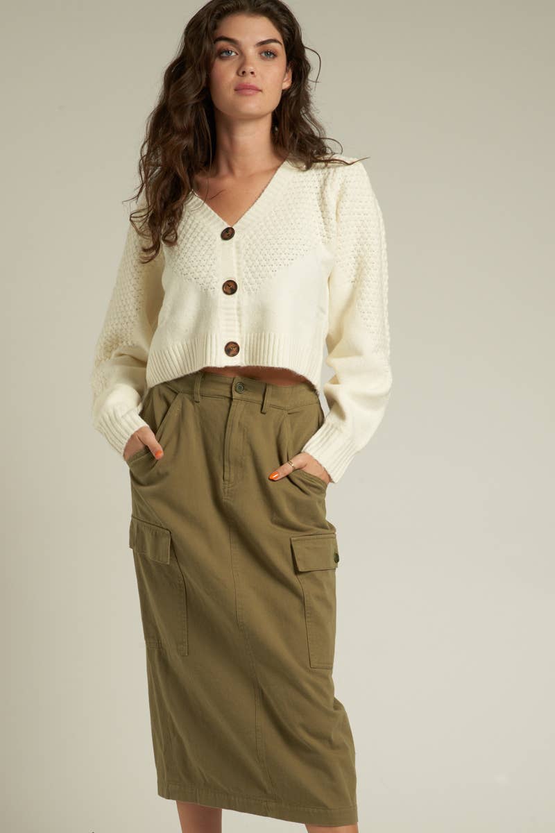 Riverside Cargo Midi Skirt