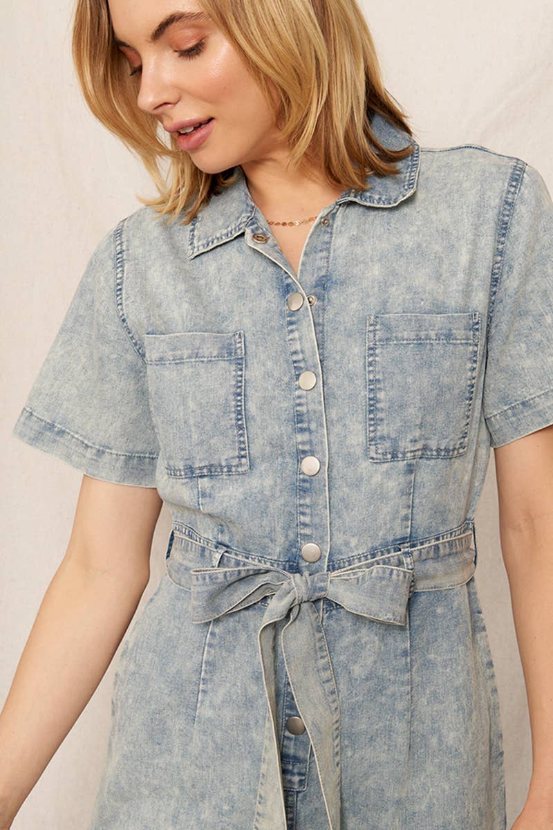 Hazel Denim Jumpsuit