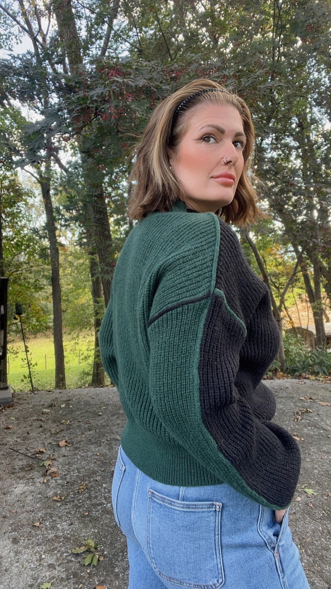 Miranda colorblock sweater