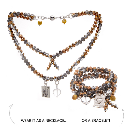 ONLINE EXCLUSVE - Katia Designs Woke up sexy as hell again boho wrap bracelet/necklace