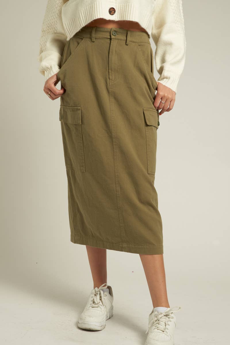 Riverside Cargo Midi Skirt