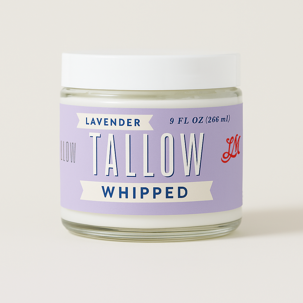 ONLINE EXCLUSIVE Scented Whipped Tallow Trio - 9oz Lavender, Vanilla Bean & Eucalyptus Tea Tree | Grass-Fed Skincare Bundle