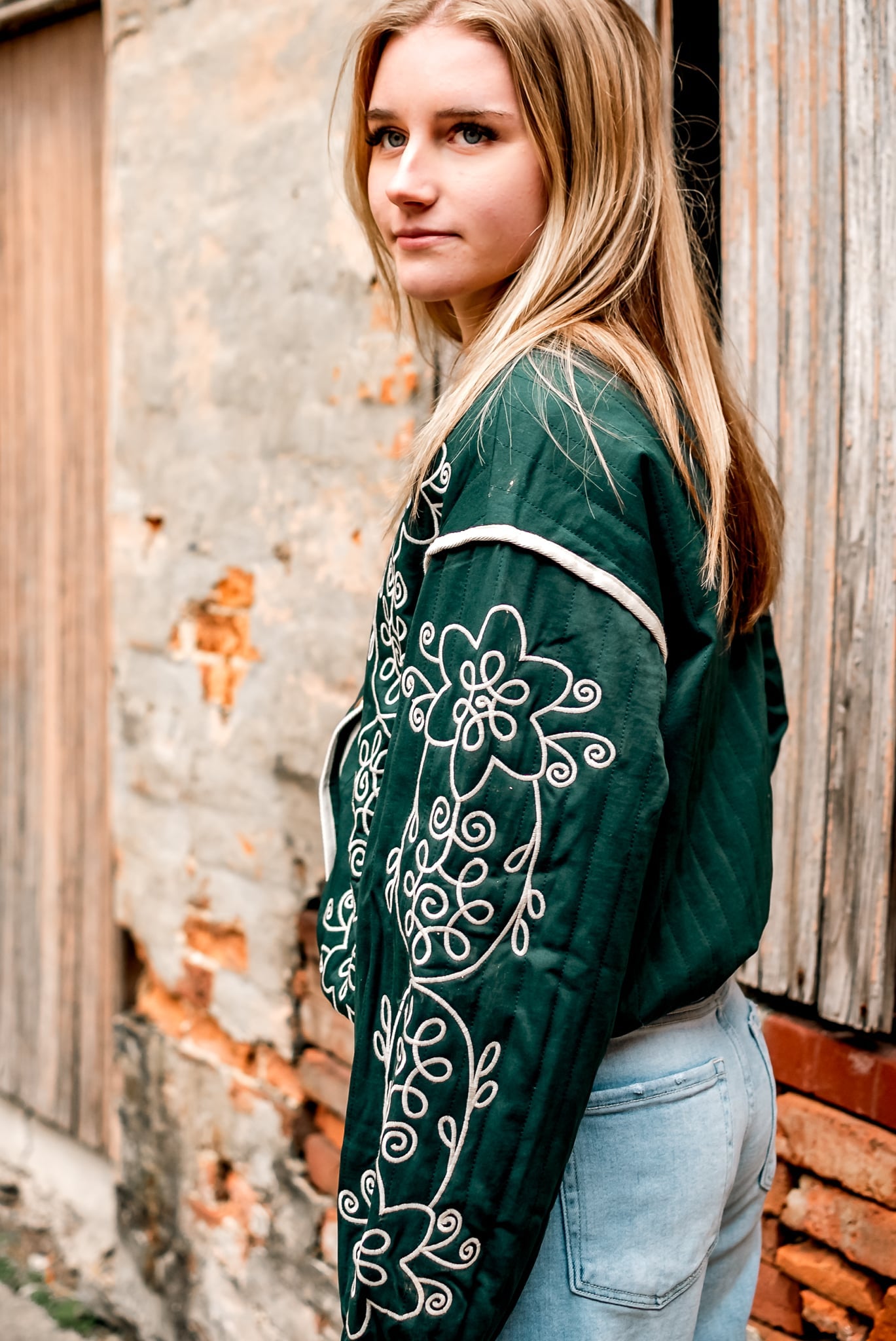 Chloe Embroidered Quilted Jacket