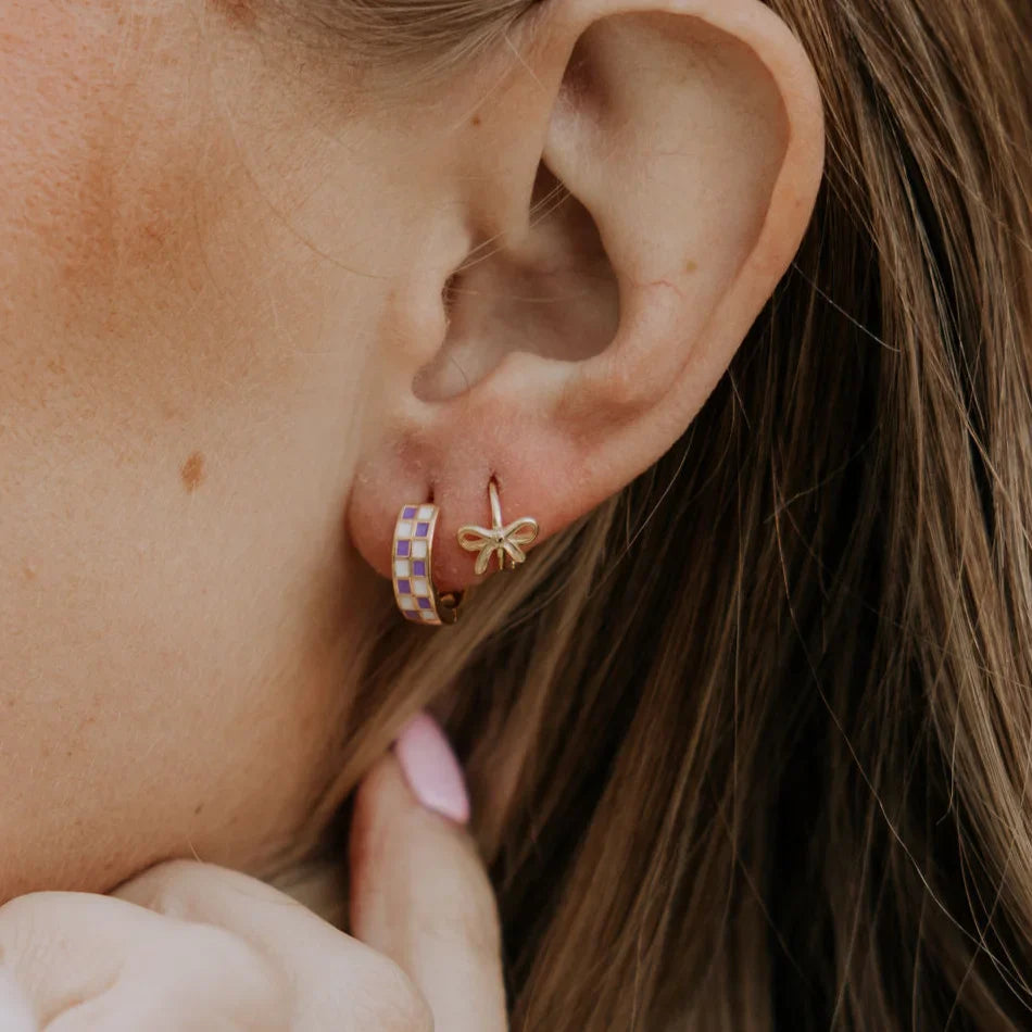 ONLINE EXCLUSIVE Ava Bow Hoops