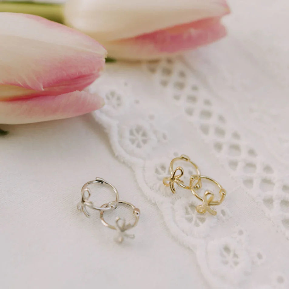 ONLINE EXCLUSIVE Ava Bow Hoops