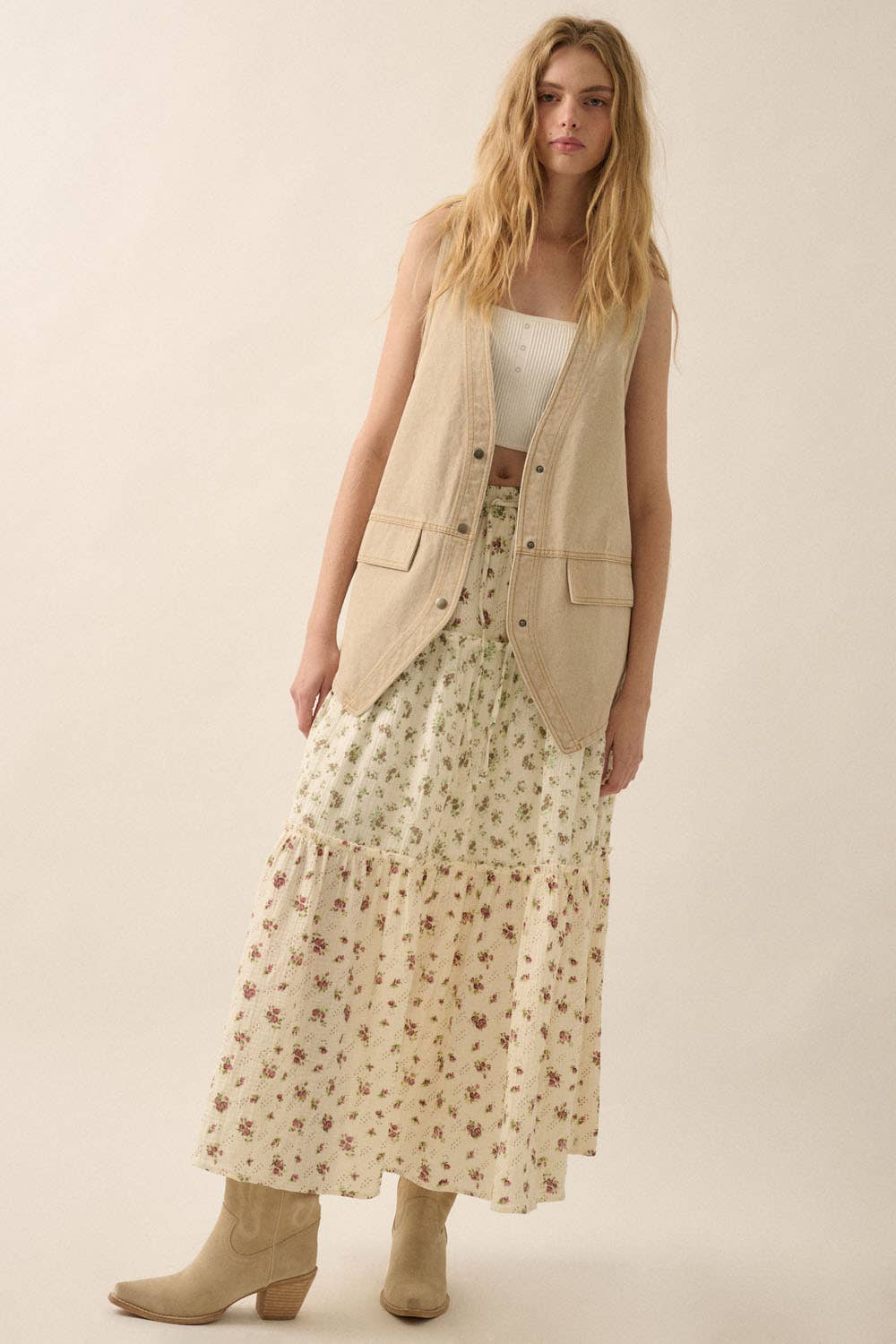 Tate Denim Vest