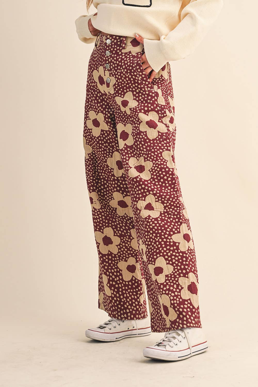 Young Bloomer floral print pant