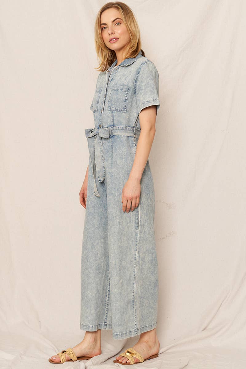Hazel Denim Jumpsuit
