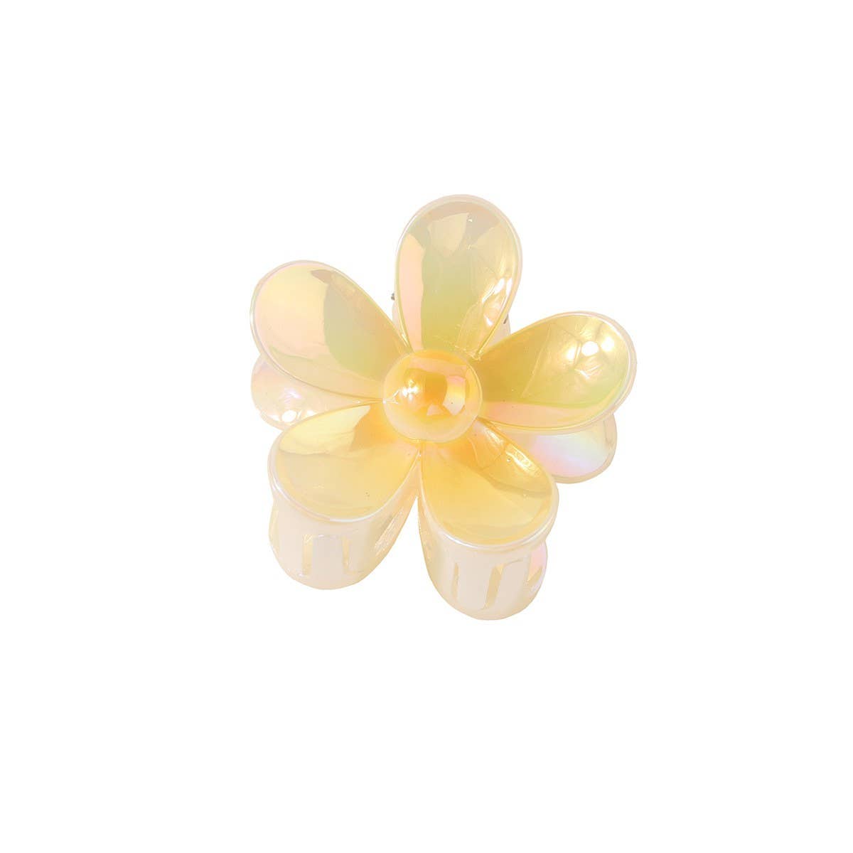 COLORFUL FLOWER HAIR CLAW CLIP