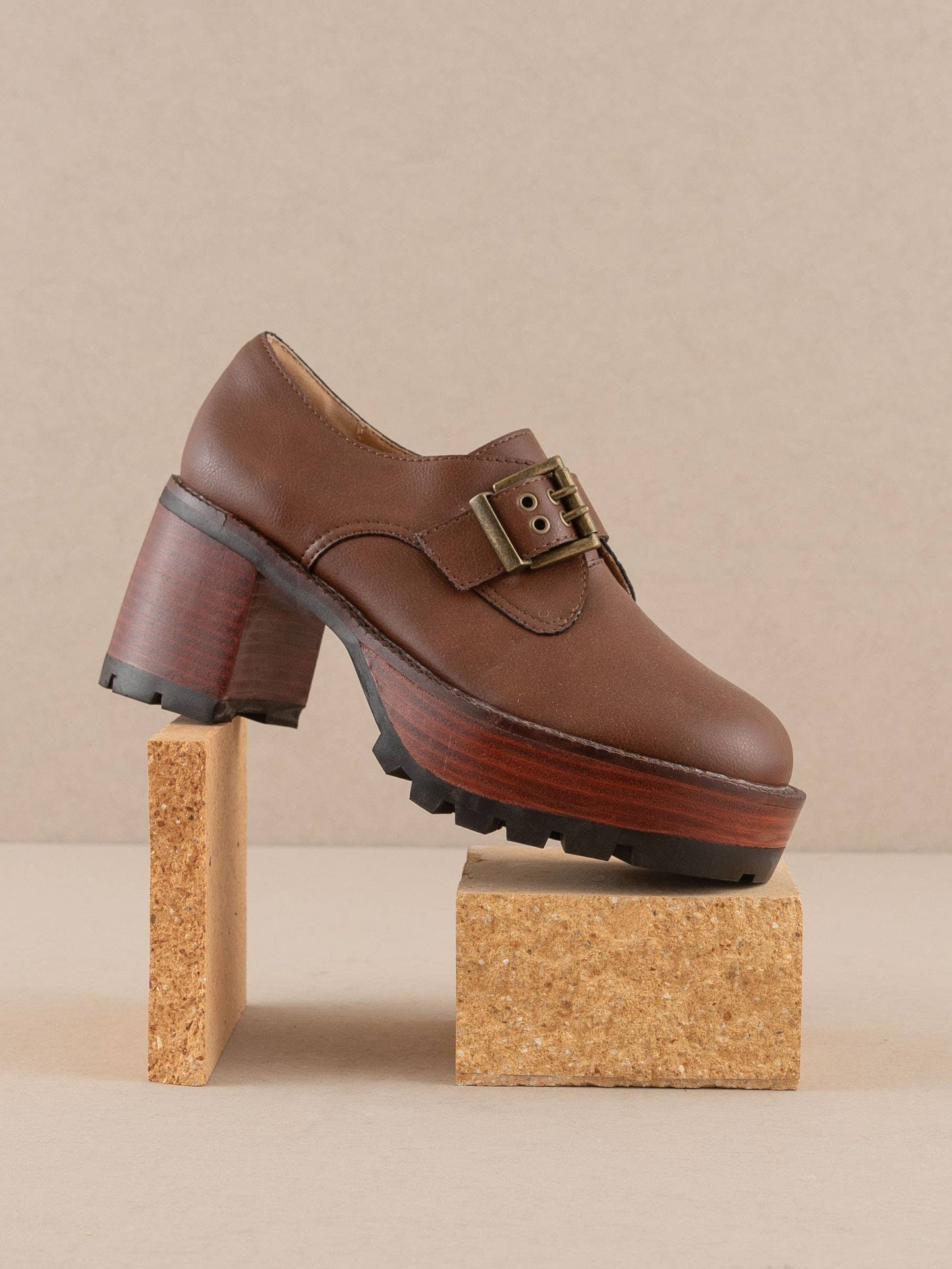 Oasis Society The Sarah | Buckled Platform Loafers