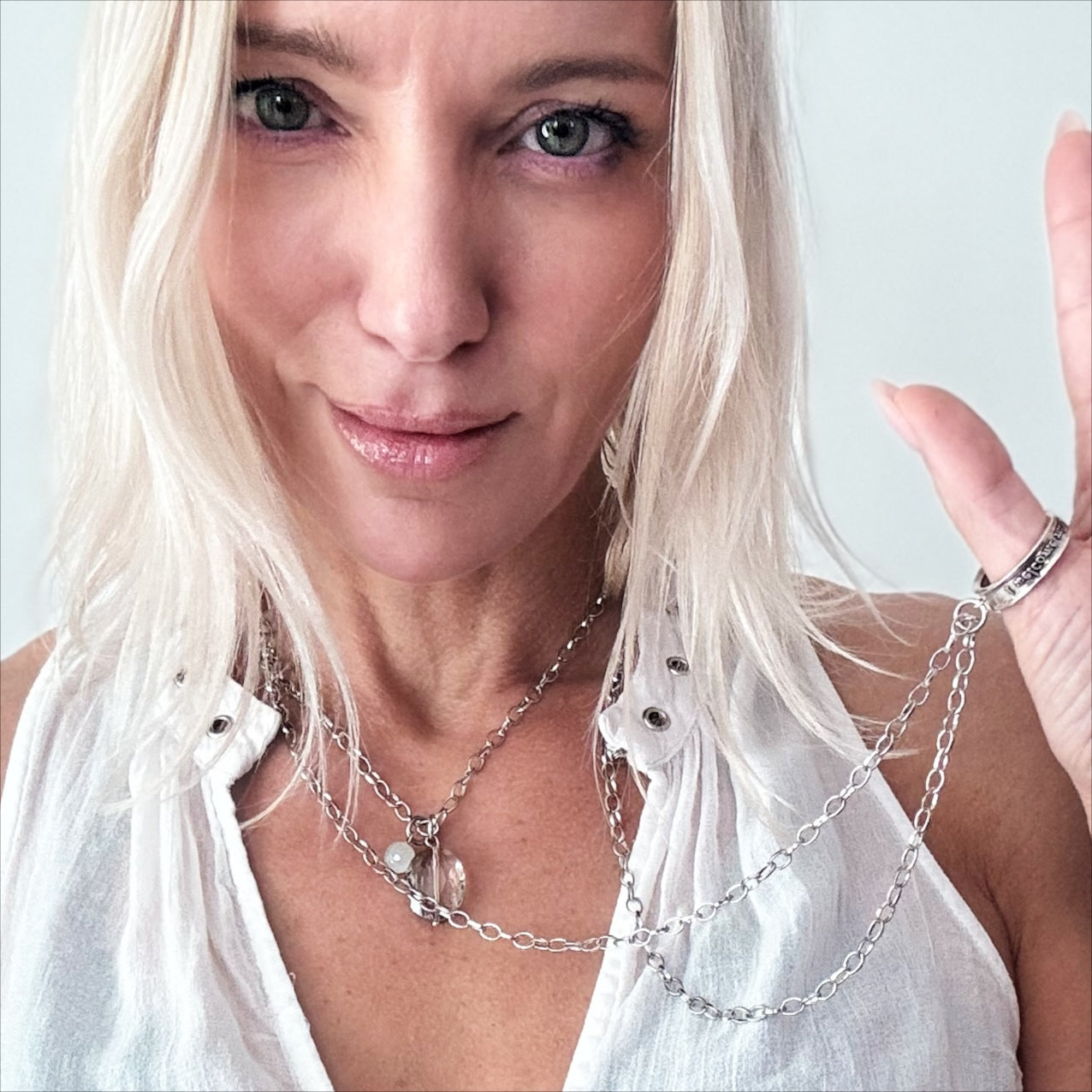 ONLINE EXCLUSIVE - Empowerment ring necklace