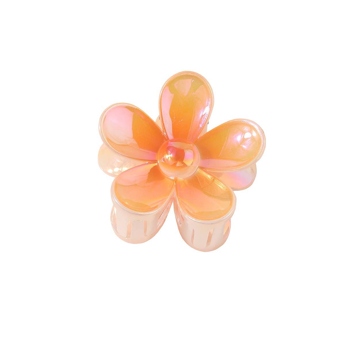 COLORFUL FLOWER HAIR CLAW CLIP