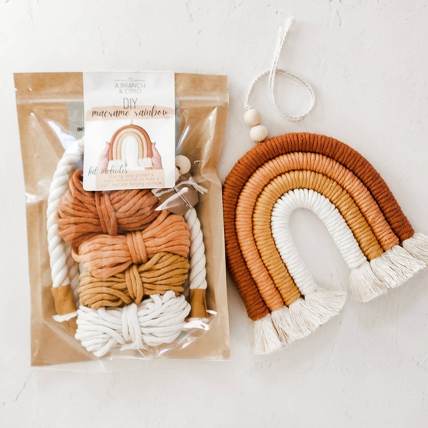 DIY Macrame Rainbow Kit / Craft/  Do It Yourself