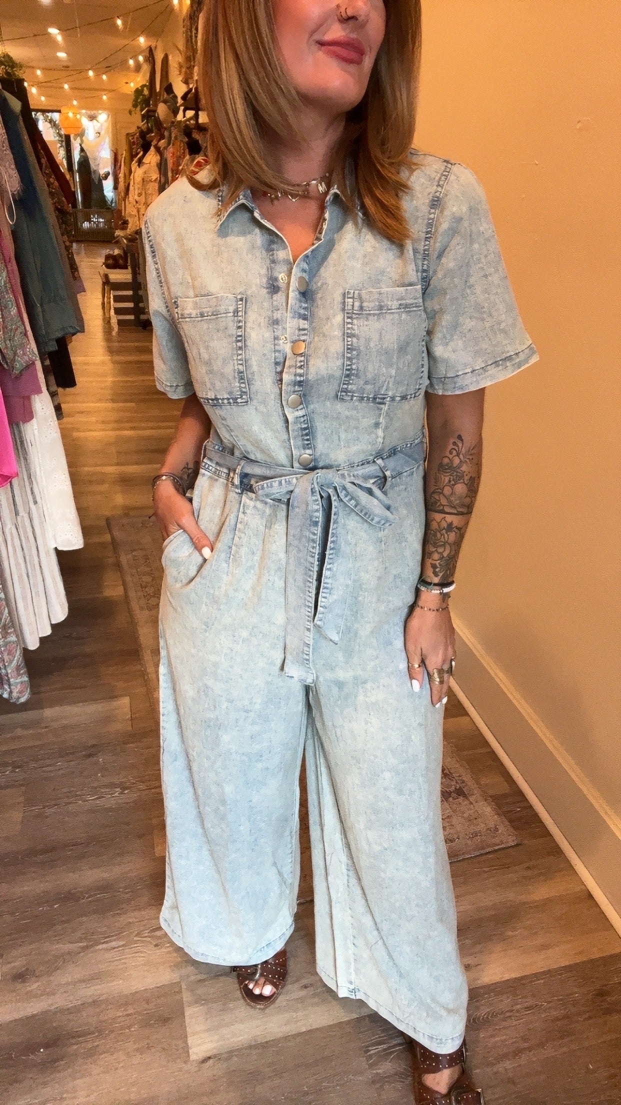 Hazel Denim Jumpsuit