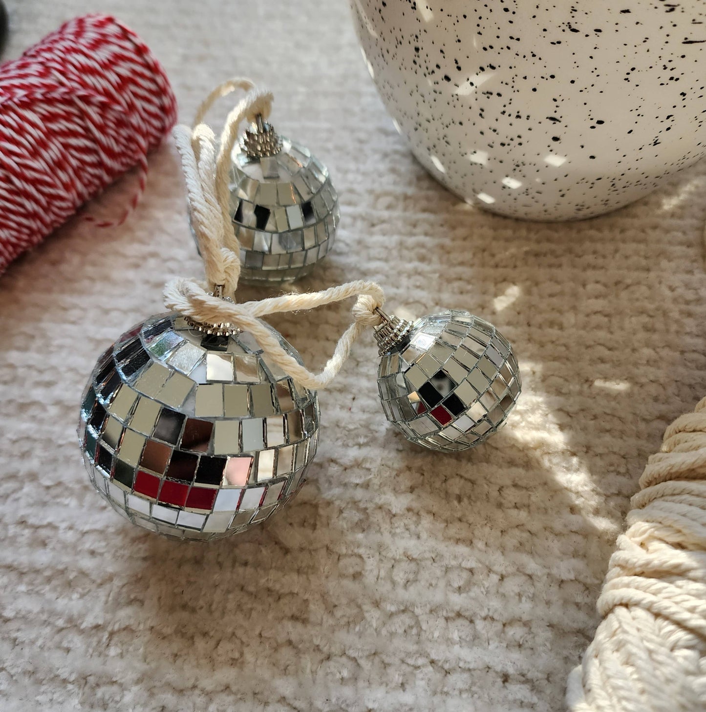 Disco Ball Hanging Car Charms