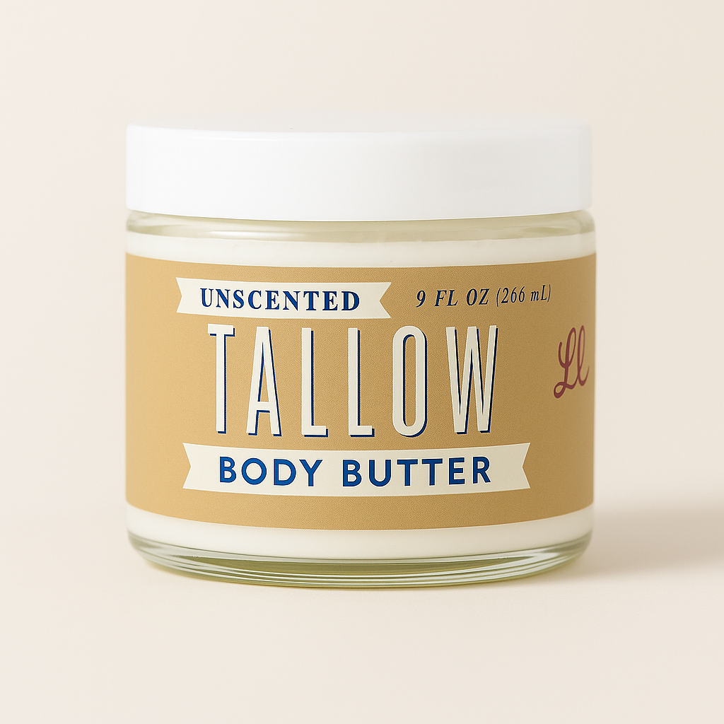 ONLINE EXCLUSIVE Original Tallow Body Butter – Unscented Grass-Fed Beef Tallow Moisturizer | Lady May