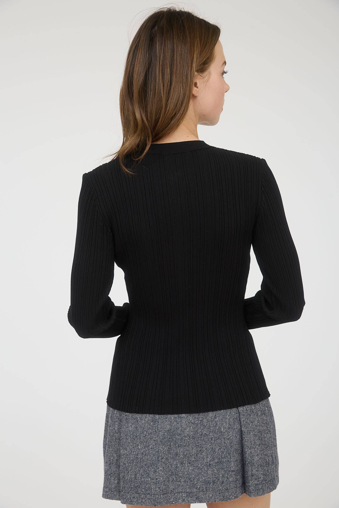 Myles knit cardigan/ button down top