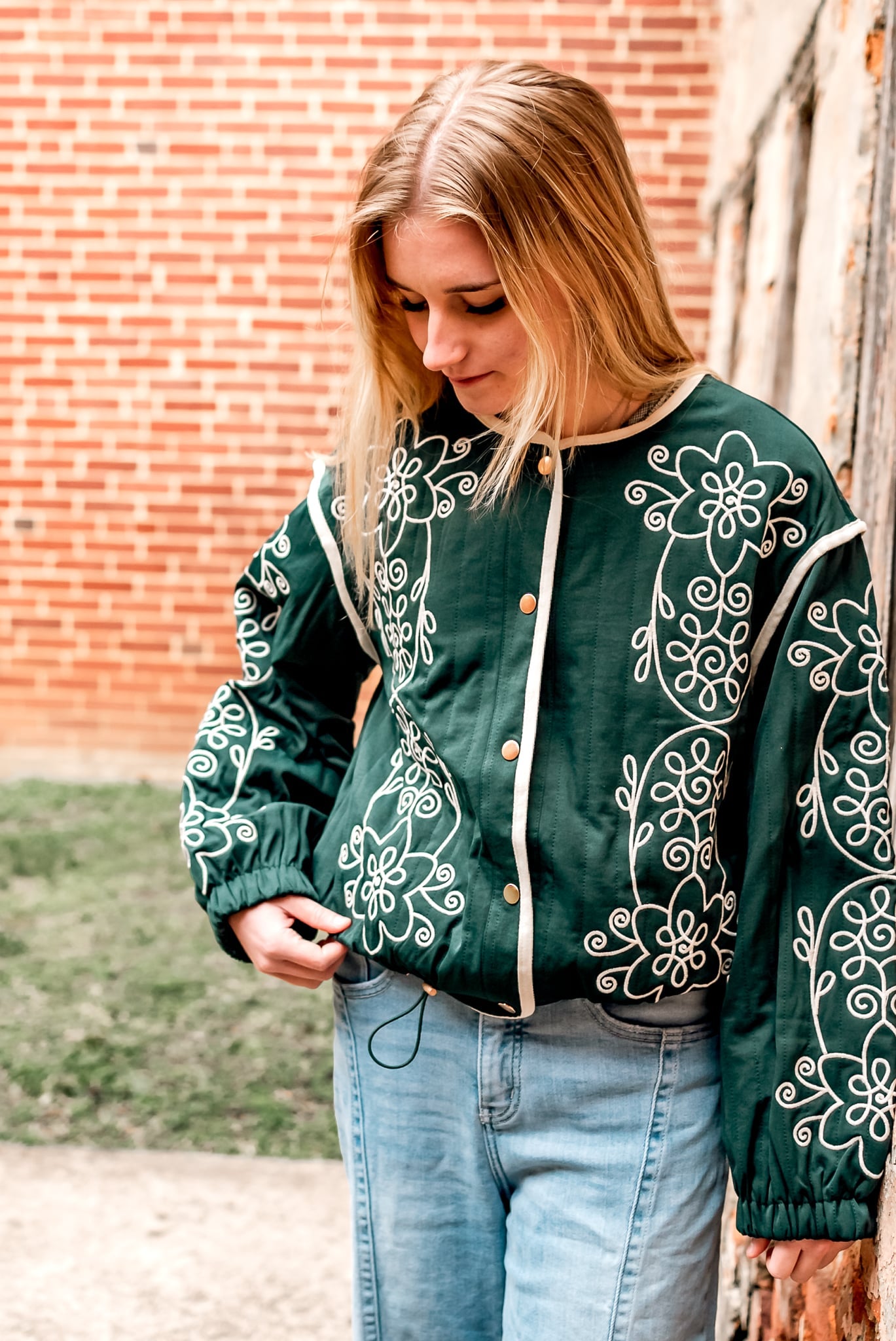 Chloe Embroidered Quilted Jacket