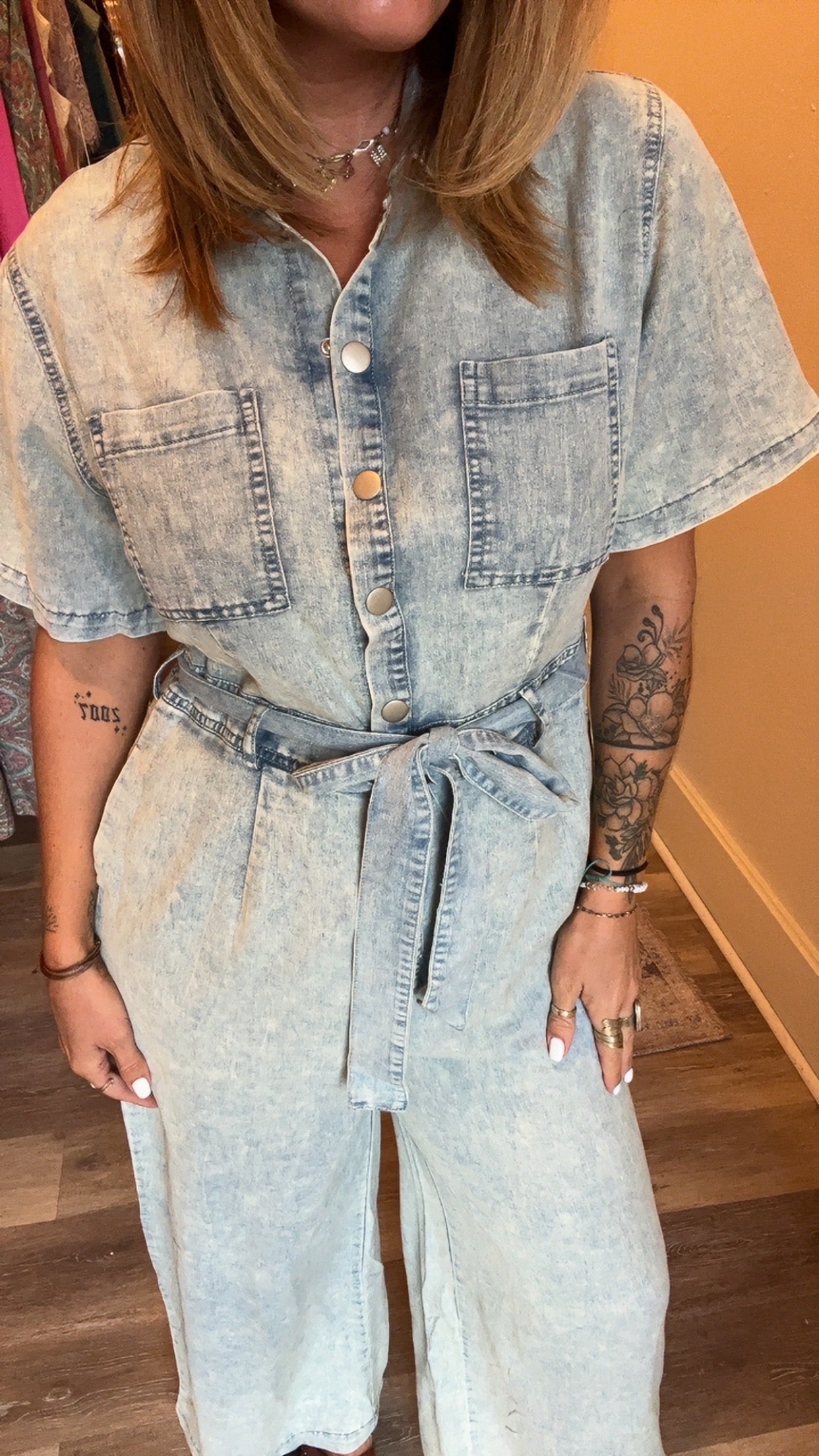 Hazel Denim Jumpsuit