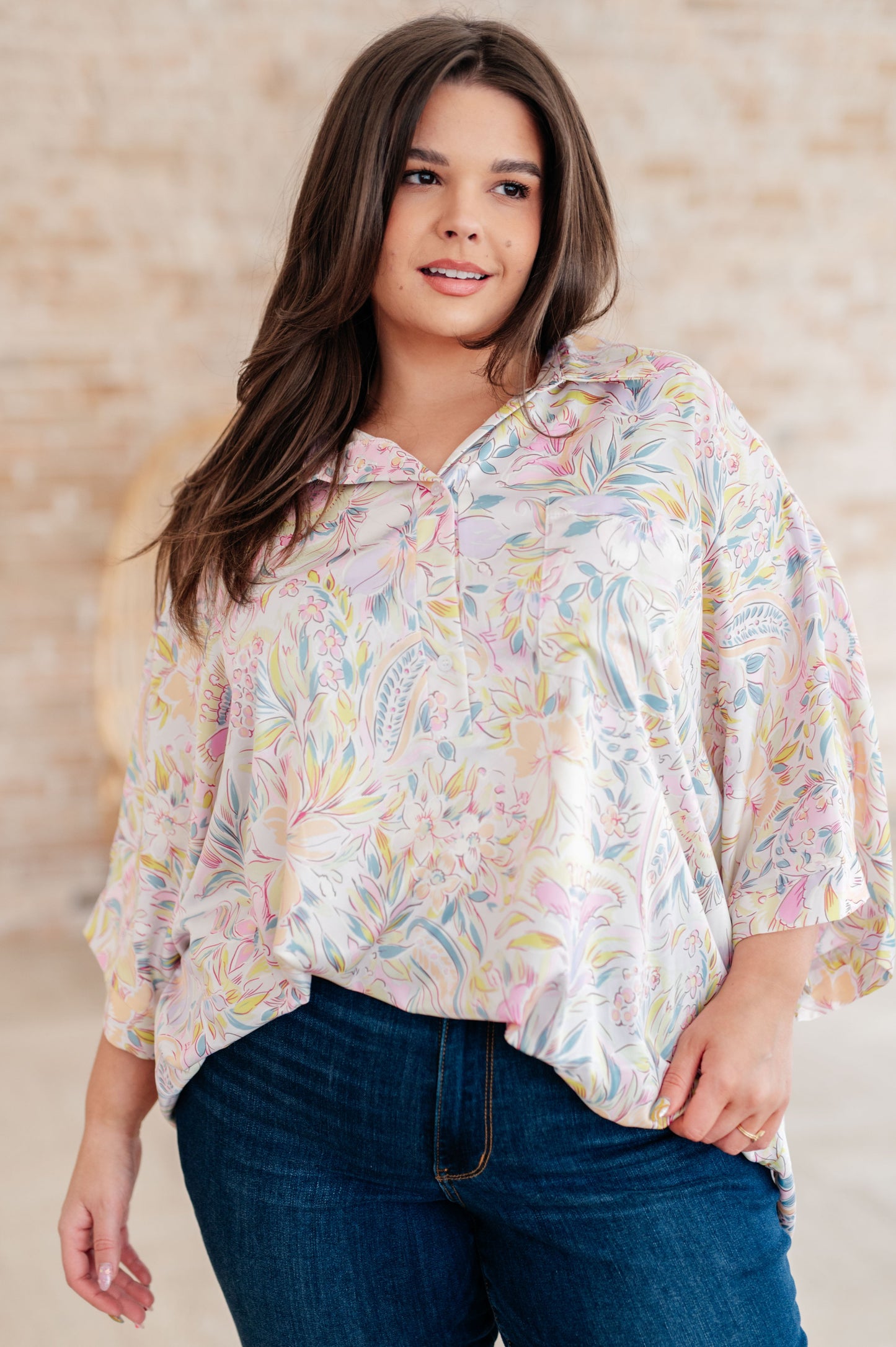 ONLINE EXCLUSIVE Blissful Botanicals Blouse