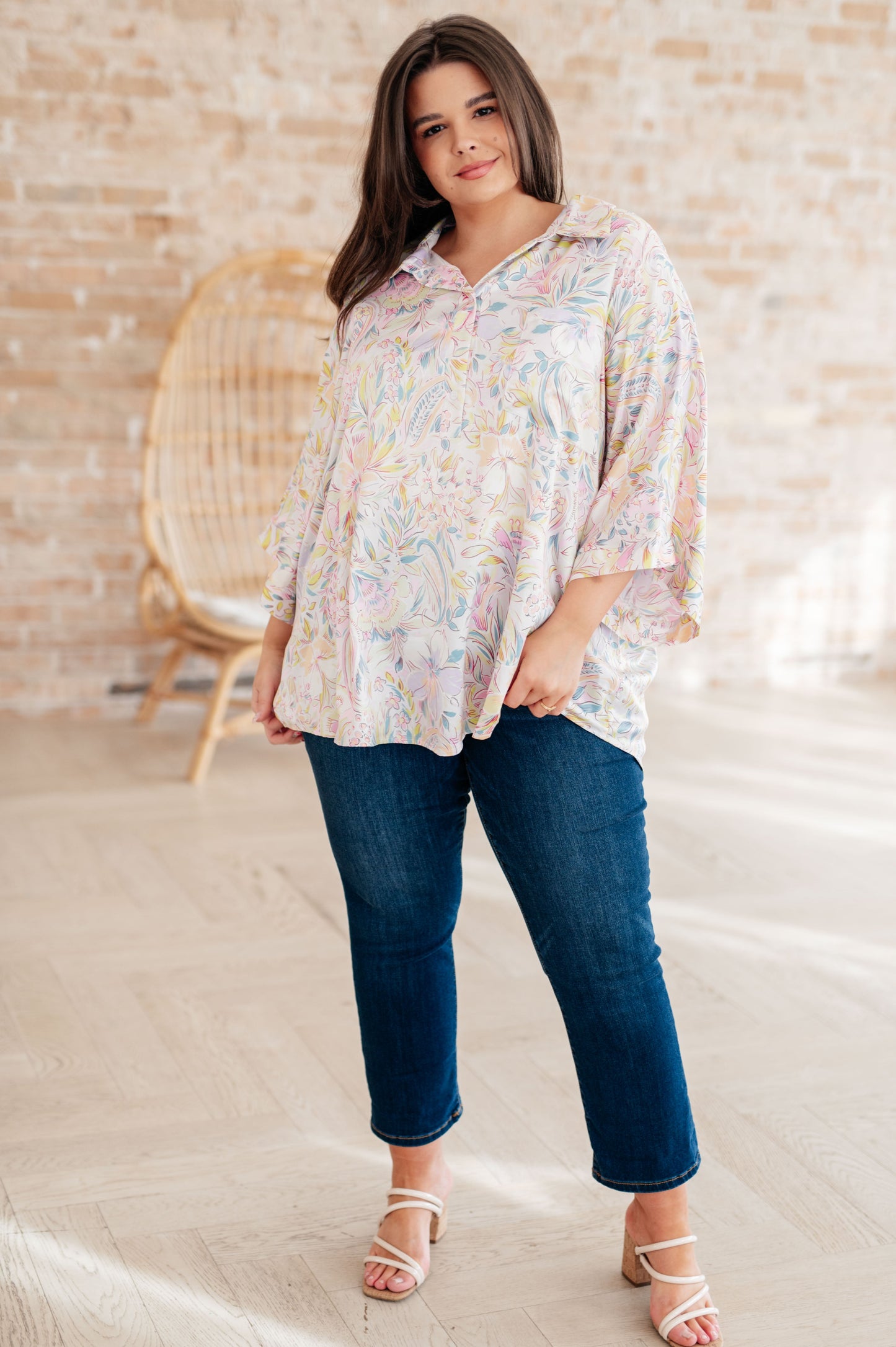 ONLINE EXCLUSIVE Blissful Botanicals Blouse