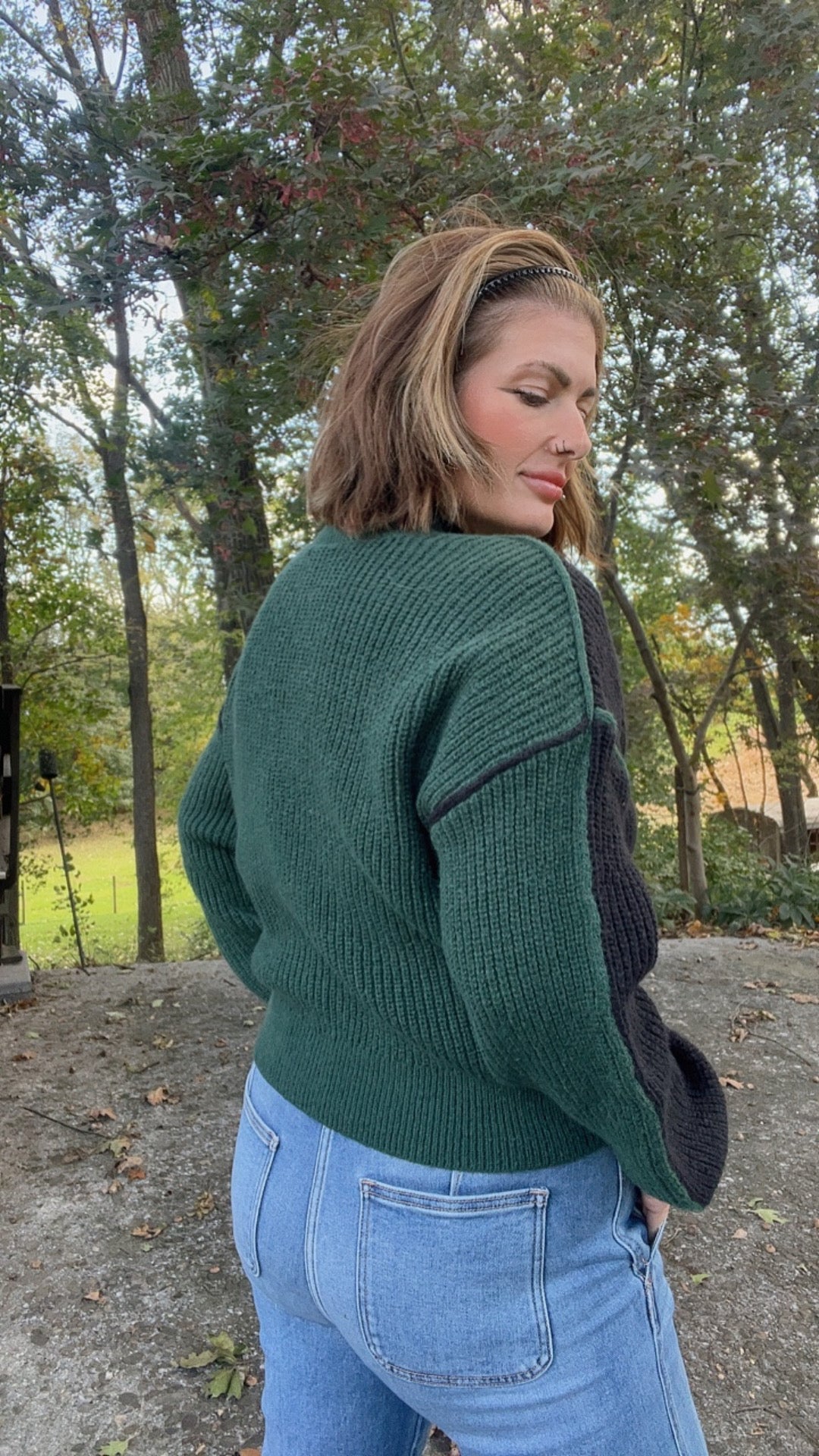 Miranda colorblock sweater