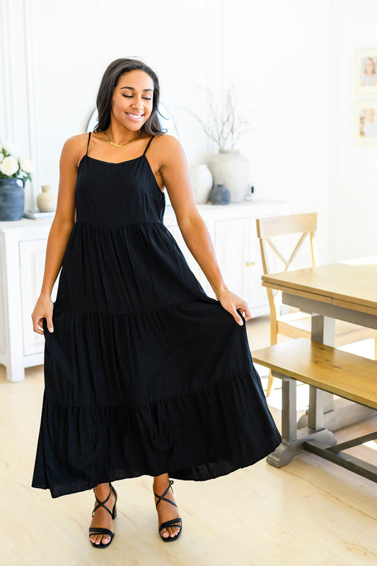 ONLINE EXCLUSIVE Classically Cool Tiered Maxi Dress