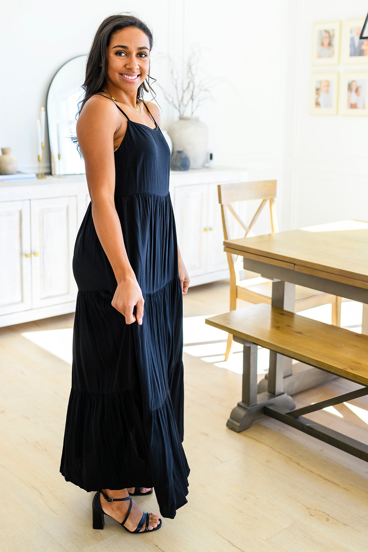 ONLINE EXCLUSIVE Classically Cool Tiered Maxi Dress