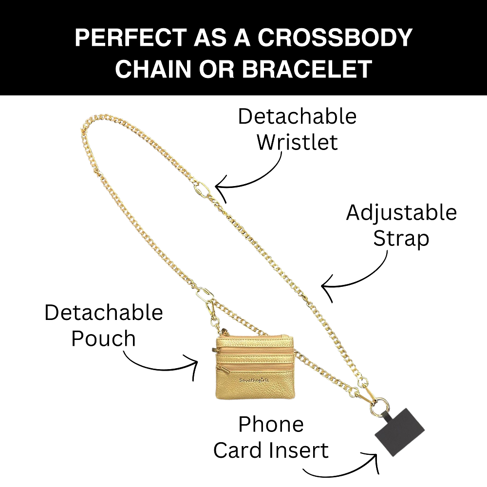 ONLINE EXCLUSIVE Save the Girls Clip & Go Phone Chain