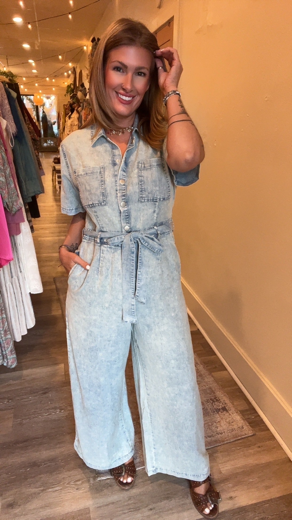 Hazel Denim Jumpsuit