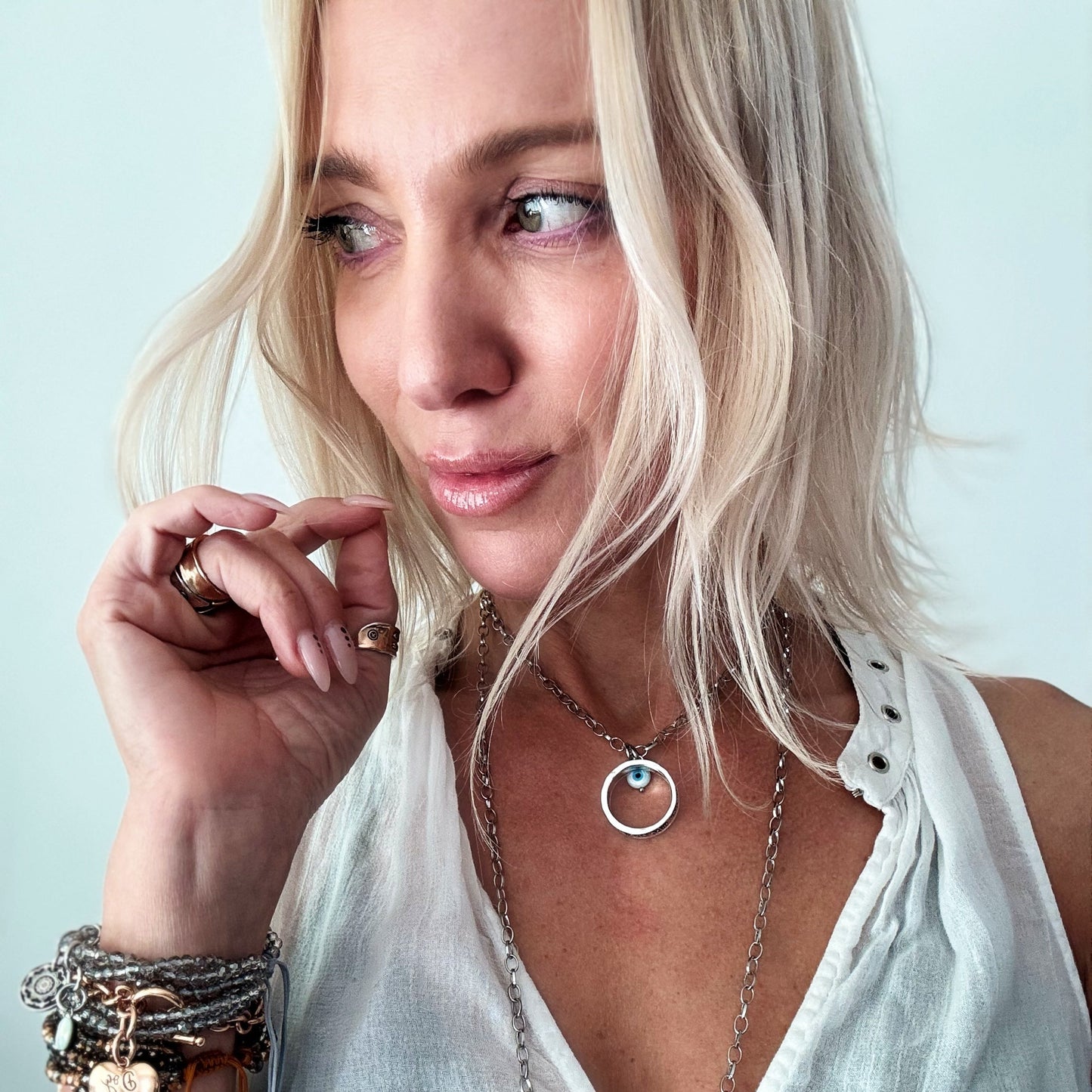 ONLINE EXCLUSIVE - Empowerment ring necklace