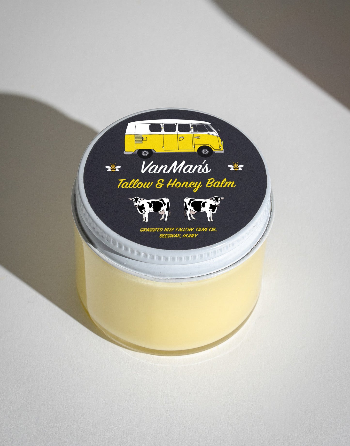 ONLINE EXCLUSIVE *No Essential Oils* VanMan's Tallow & Honey Face Balm - Classic