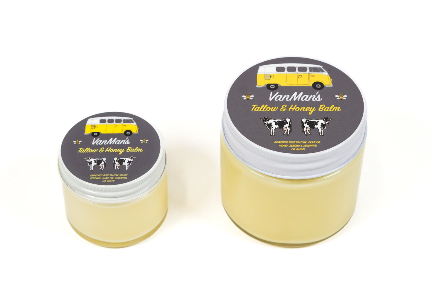 ONLINE EXCLUSIVE *No Essential Oils* VanMan's Tallow & Honey Face Balm - Classic