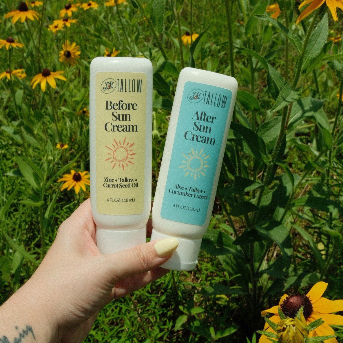 ONLINE EXCLUSIVE Tallow After Sun Cream - Natural Sunburn Relief & Skin Recovery with Calendula, Aloe & Lavender