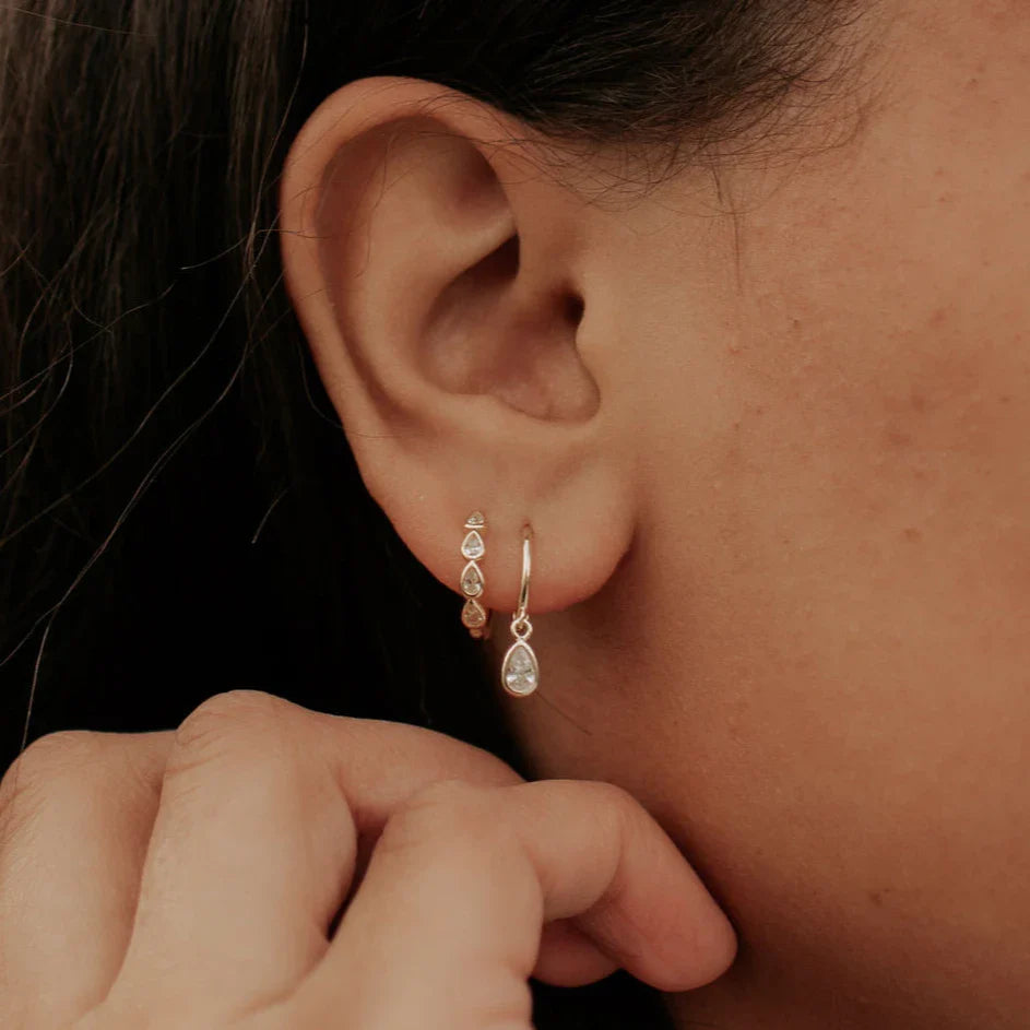 ONLINE EXCLUSIVE May Raindrop Hoops