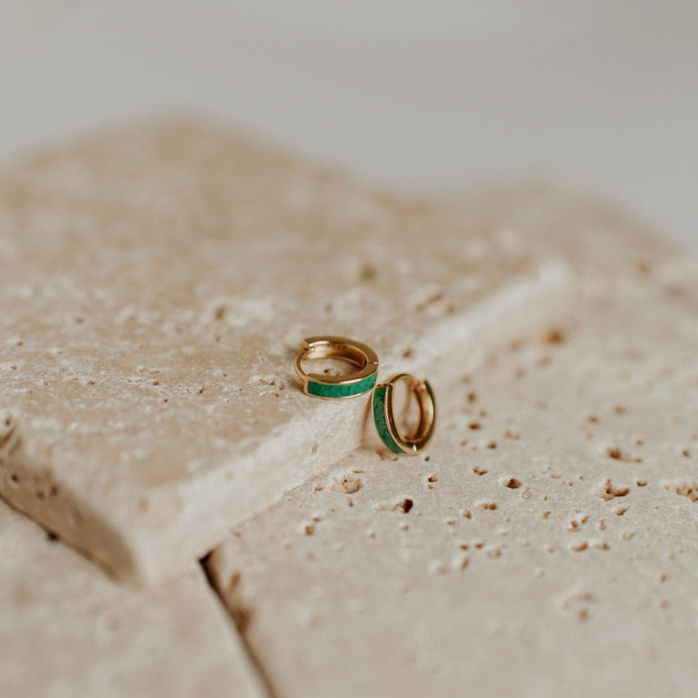 ONLINE EXCLUSIVE - AZ turquoise hoops