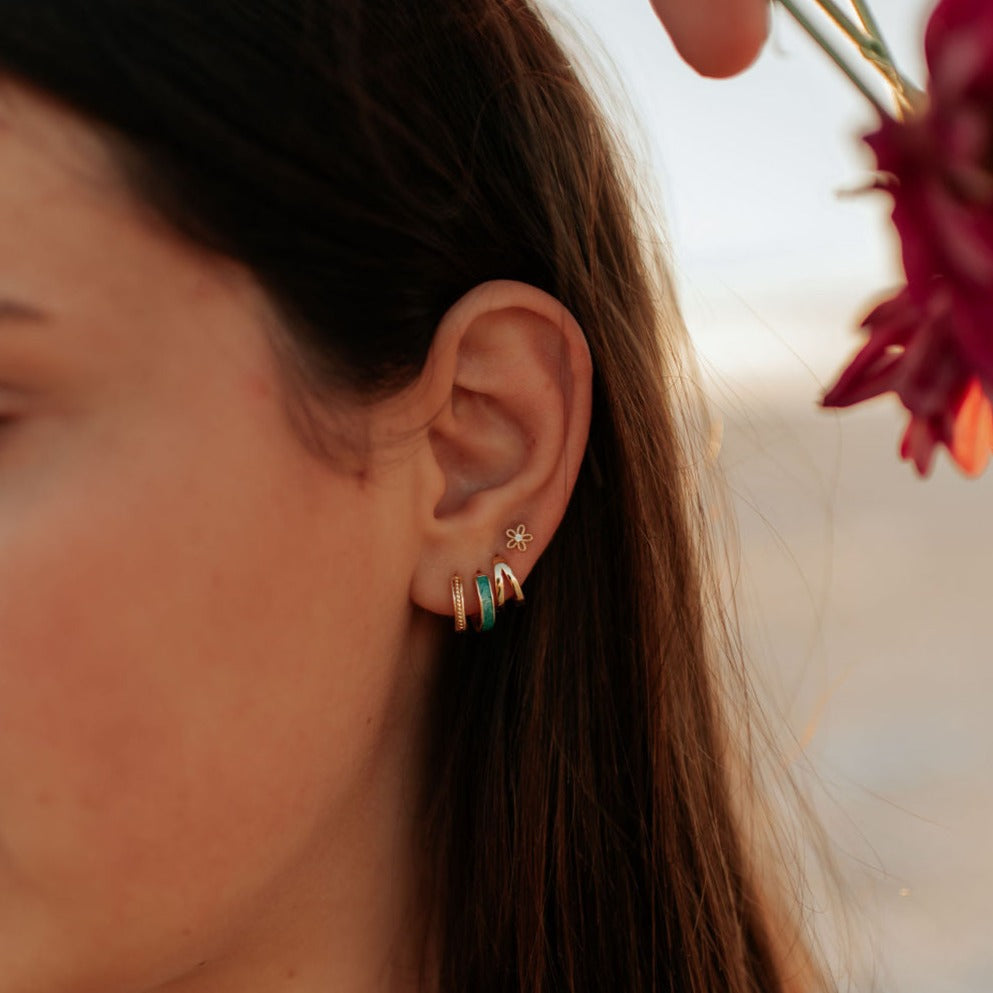 ONLINE EXCLUSIVE - Flower mini studs