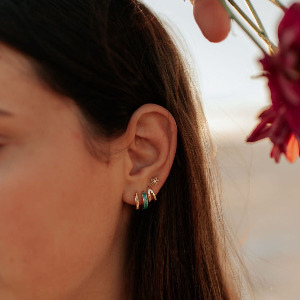 ONLINE EXCLUSIVE Sadie Double Band Hoops