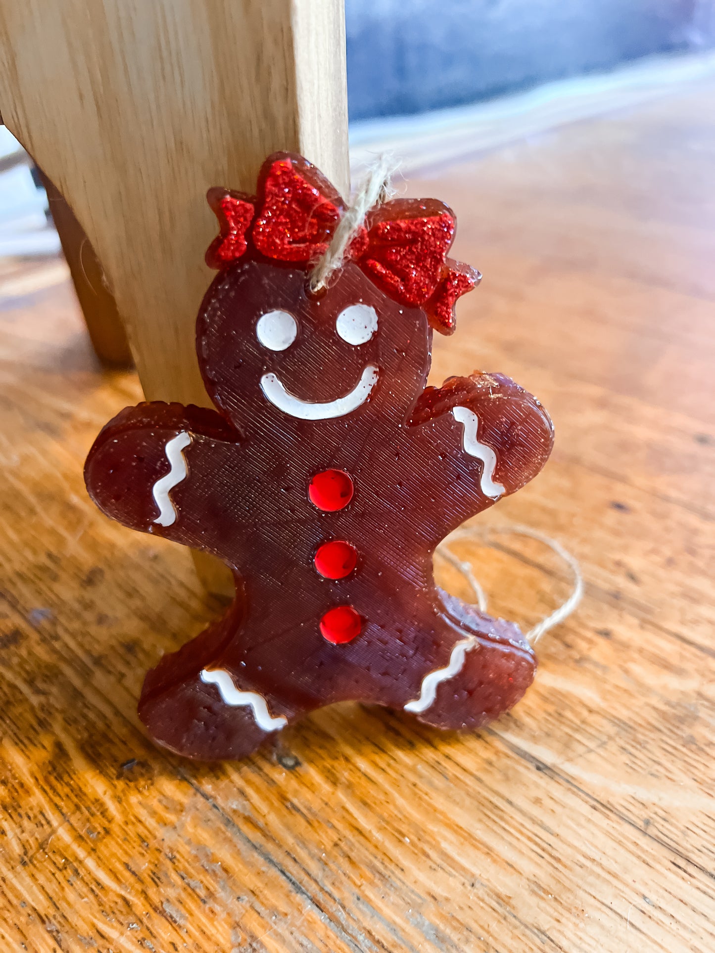 Christmas Gingerbread Woman Car Freshie