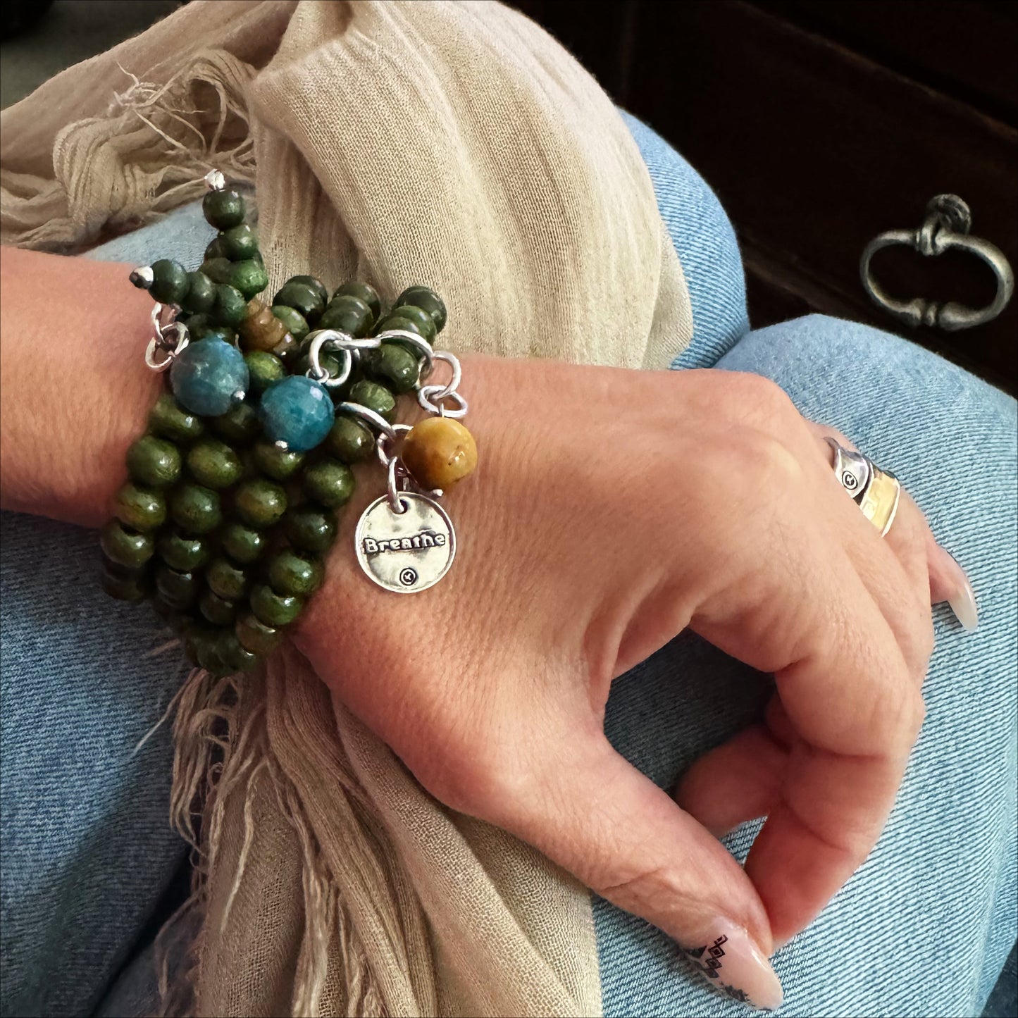 ONLINE EXCLUSIVE - Katia Designs Breathe boho wrap bracelet/necklace