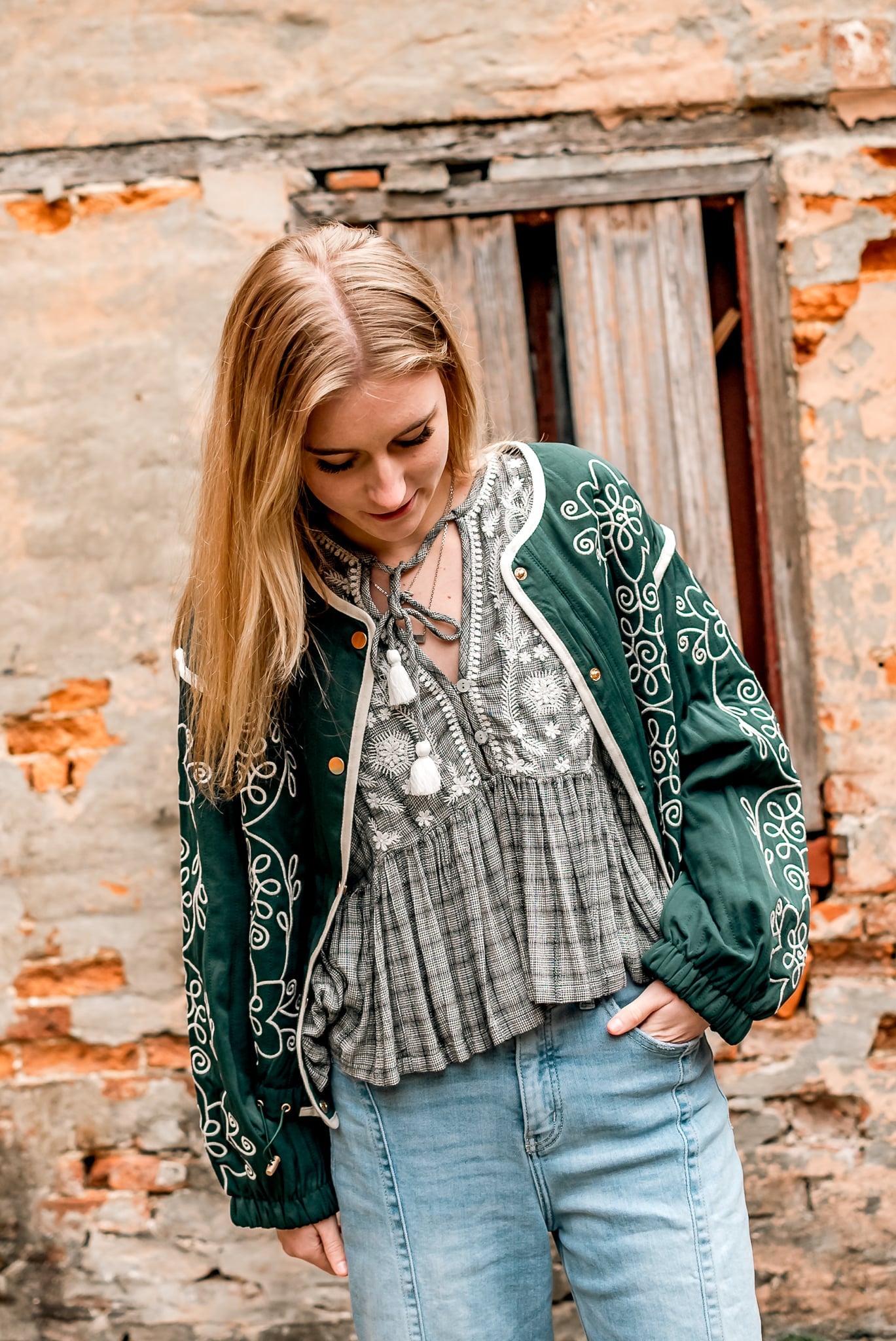 Chloe Embroidered Quilted Jacket