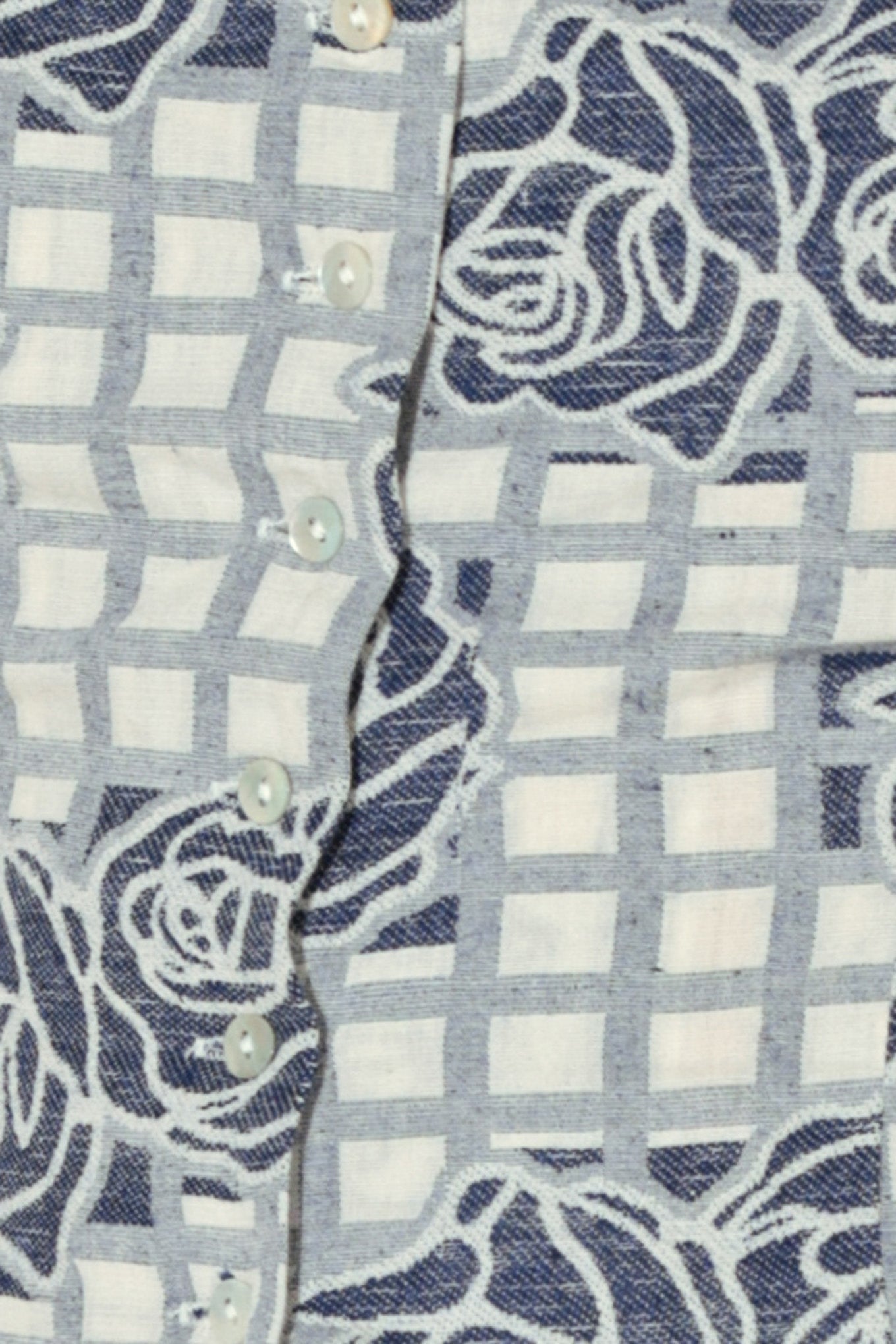 ONLINE EXCLUSIVE - Sweet check romance woven top