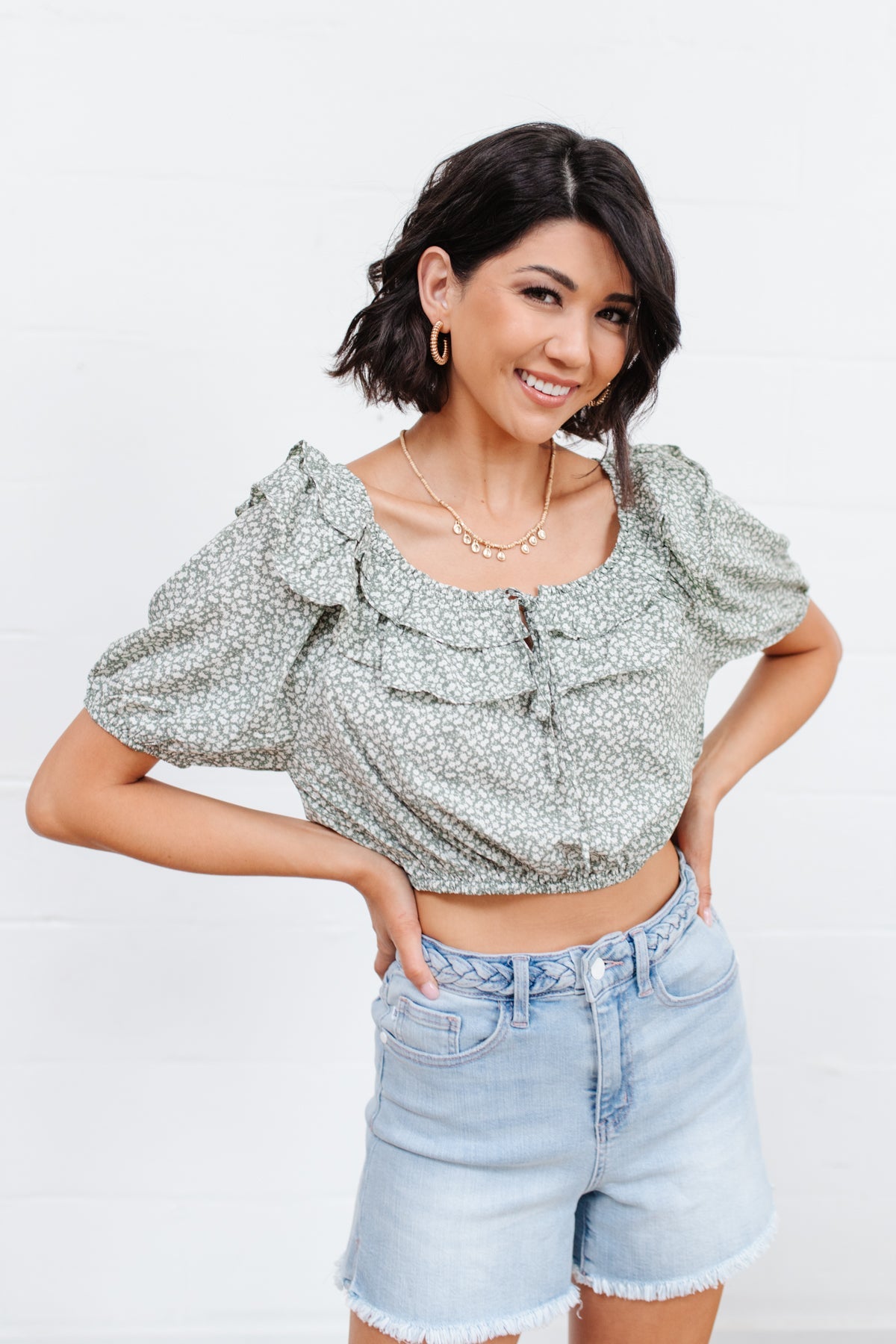 ONLINE EXCLUSIVE Golden Hour Top in Sage